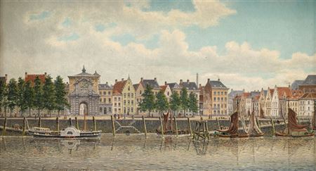 The 'Waterpoort' [Watergate] in Antwerp at Sint-Jansvliet
