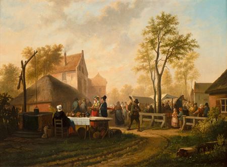 Flemish fair, 1859