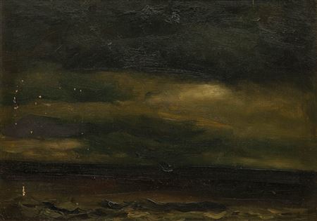 Cloudy seascape