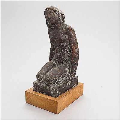 Seated lady. by Ben Renvall - Auction record, sale price, and art valuation. Compare with similar artists and explore comparable artworks.
