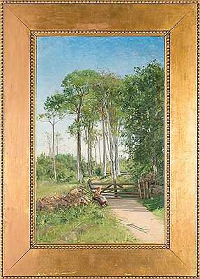 The girl at the gate by Woldemar Toppelius - Auction record, sale price, and art valuation. Compare with similar artists and explore comparable artworks.