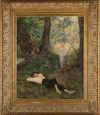 Sample artwork by Nina Ahlstedt (1853 - 1907), known for painting - View similar artists and auction records