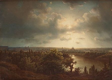 Sunset over Stockholm