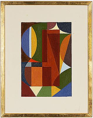 Konkret komposition by Martin Saflund - Auction record, sale price, and art valuation. Compare with similar artists and explore comparable artworks.