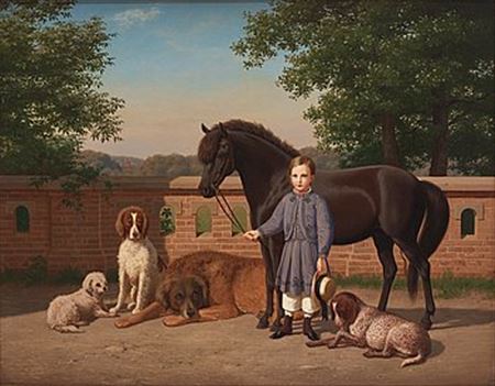 Count Skeel (Scheel) as child at Gammel Estrup Manor
