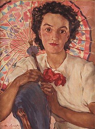 Nora with the parasol