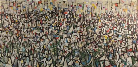 Sample artwork by Leonard Maurer (1912 - 1976), known for abstraction, modernist-leaning landscape - View similar artists and auction records