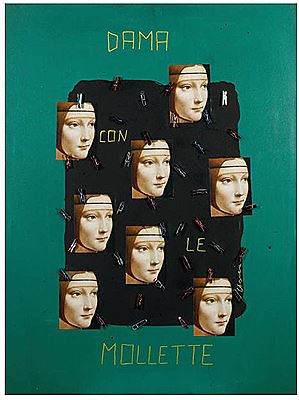 Dama con le mollette by Claudio Francia - Auction record, sale price, and art valuation. Compare with similar artists and explore comparable artworks.