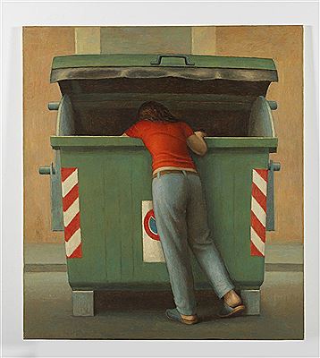 Donna cassonetto
