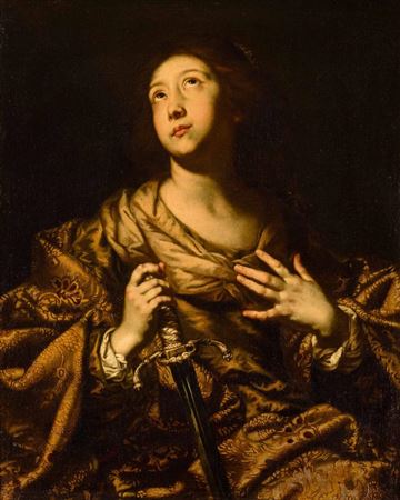 Saint Agnese and Saint Catherine (pair)