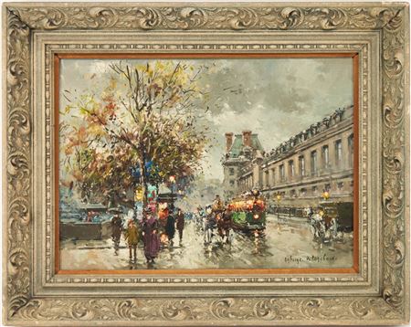 "Quai du Louvre" or "Paris"