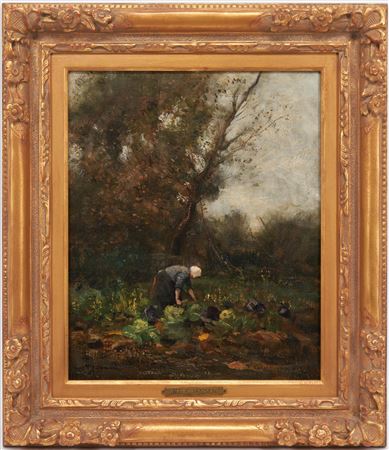 Woman in a Garden