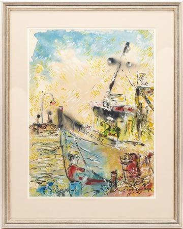 Painting with Ship, Patriot
