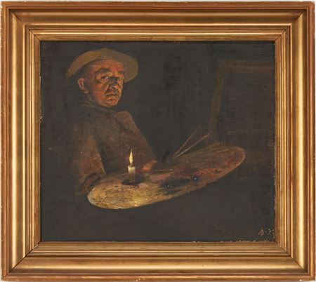 Self Portrait by Axel Soeborg - Auction record, sale price, and art valuation. Compare with similar artists and explore comparable artworks.