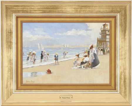 Beach Scene with Figures