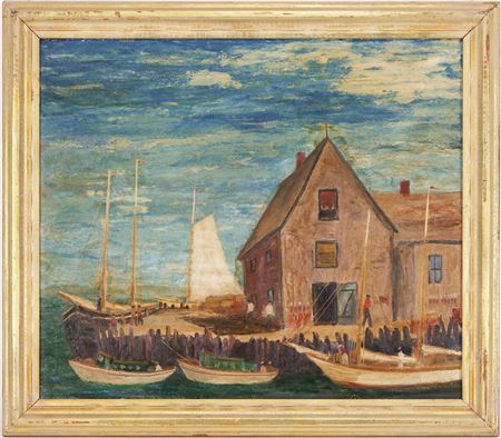 "Gloucester Docks From Sketch"