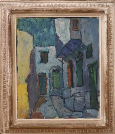 Ruelle la nuit tombée by Henri Pascault - Auction record, sale price, and art valuation. Compare with similar artists and explore comparable artworks.