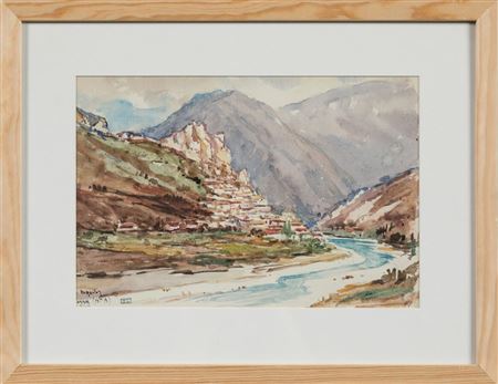 View of Serres in the Hautes-Alpes