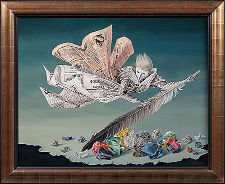 Sample artwork by Michele Van Cotthem (Born 1934), known for painting - View similar artists and auction records