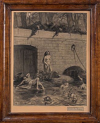 The corner of the mermaids by Charles Senard - Auction record, sale price, and art valuation. Compare with similar artists and explore comparable artworks.