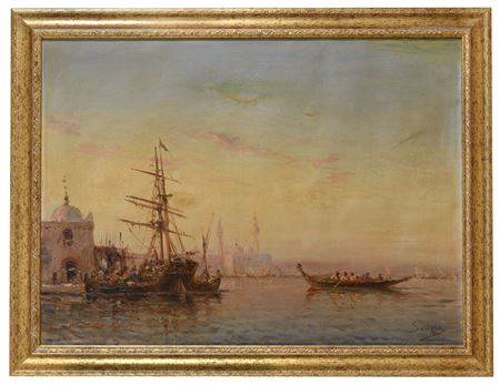 BOATS IN AN EASTERN CITY