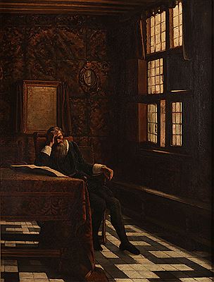 Man resting in the Rockox house