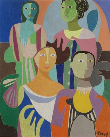 Four figures by Rigobert Haeck - Auction record, sale price, and art valuation. Compare with similar artists and explore comparable artworks.