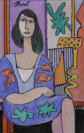 Seated lady by Rigobert Haeck - Auction record, sale price, and art valuation. Compare with similar artists and explore comparable artworks.