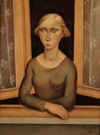 Young lady at the window by Fernand Wery - Auction record, sale price, and art valuation. Compare with similar artists and explore comparable artworks.