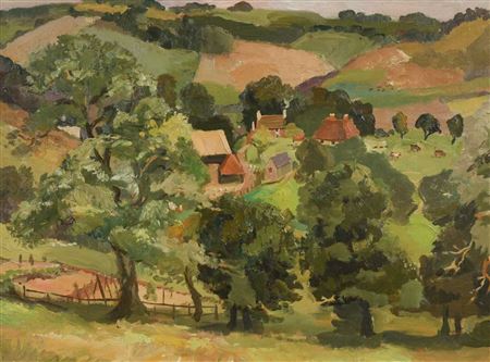 Hamlet in a Rolling Landscape