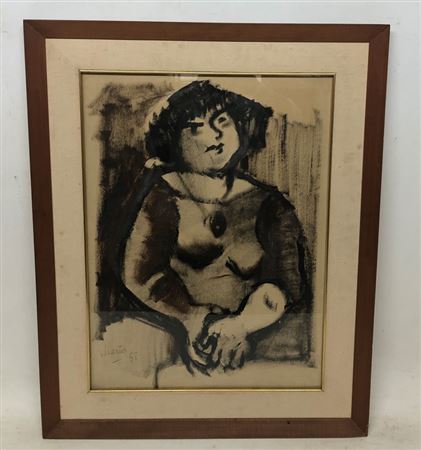 Personaje by Vicente Martin - Auction record, sale price, and art valuation. Compare with similar artists and explore comparable artworks.