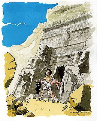 Original cover of the Journal Spirou n° 3732