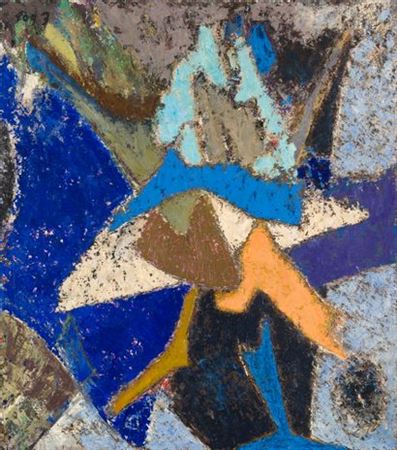 Sample artwork by Elie Charles Borgrave (1905 - 1992), known for abstract painting, compositions - View similar artists and auction records