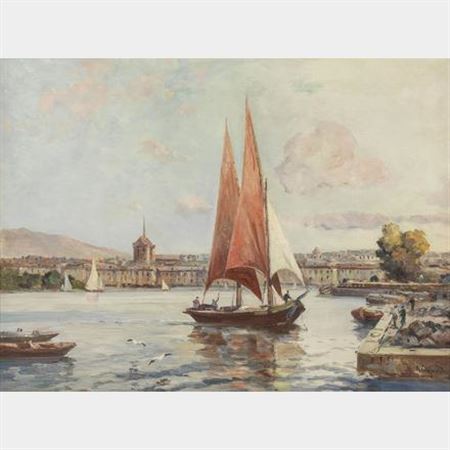 The harbor of Geneva