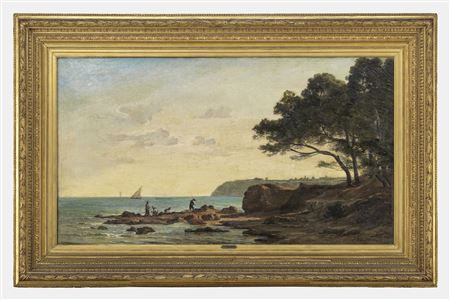 Fishermen by the sea