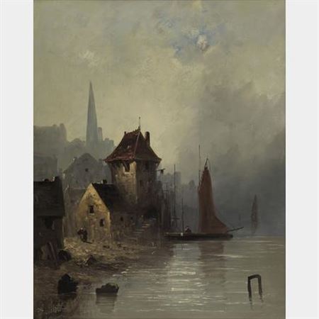 Scène de port