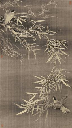 Bird with Bamboo