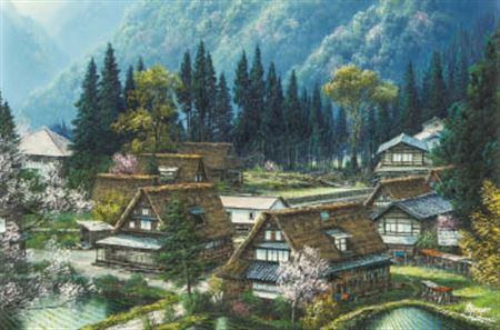 Sample artwork by Tomoki Hitomi, known for painting - View similar artists and auction records