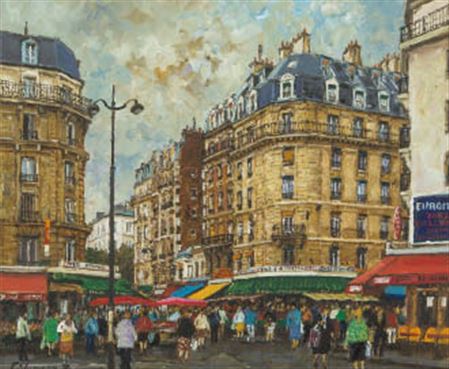 Morning Market in Montmartre