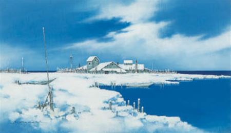 Winter beach by Jihei Higuchi - Auction record, sale price, and art valuation. Compare with similar artists and explore comparable artworks.