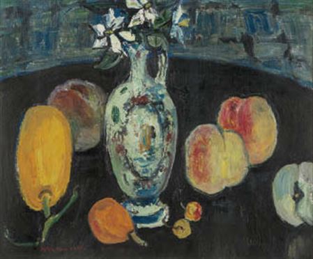 Still life with Netherlands pot
