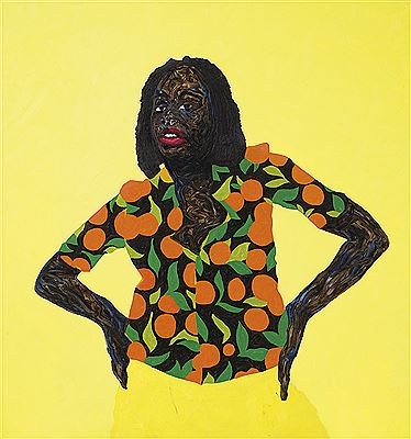 Orange Shirt by Amoako Boafo - Auction record, sale price, and art valuation. Compare with similar artists and explore comparable artworks.