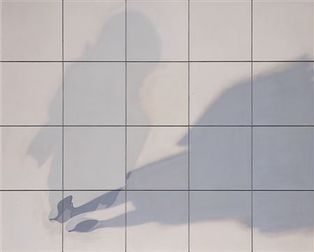 Shadow of a Woman Standing