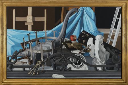 Sample artwork by Natee Utarit (Born 1970), known for painting and sculpture - View similar artists and auction records
