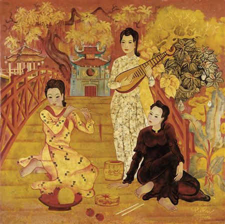 Le temple Den Ngoc Son, Hanoi (Ngoc Son Temple, Hanoi) by Tich Chu Hoang - Auction record, sale price, and art valuation. Compare with similar artists and explore comparable artworks.