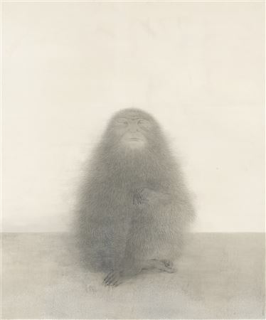 Cross-legged Old Ape