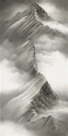 Solitary Heights No. 2 / Pencil Sketch of Solitary Heights No. 2 (2)