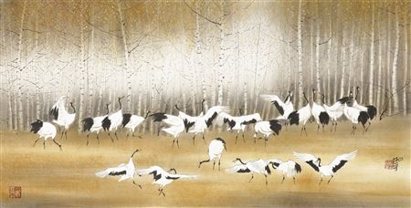 Cranes in the Autumn