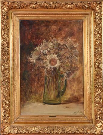 Bouquet de chardons, 1905 by Charles Frederic Jung - Auction record, sale price, and art valuation. Compare with similar artists and explore comparable artworks.
