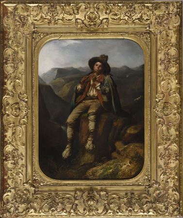 Abruzzo Shepherd by Claude Jacquand - Auction record, sale price, and art valuation. Compare with similar artists and explore comparable artworks.